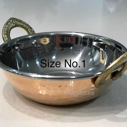 Copper Base Kadai Dish No.1