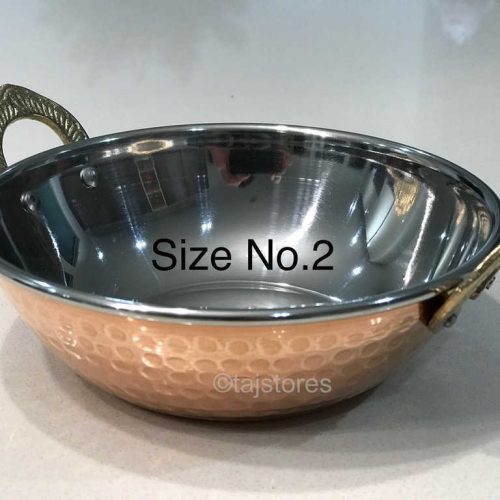 Copper Base Kadai Dish No.2