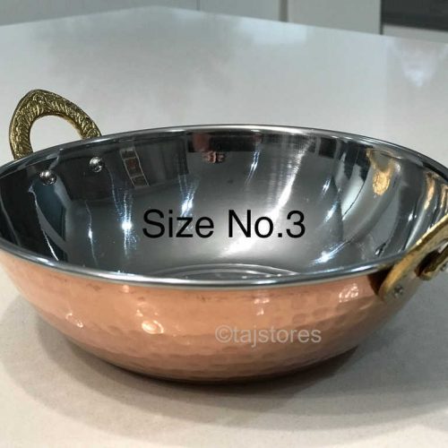 Copper Base Kadai Dish No.3