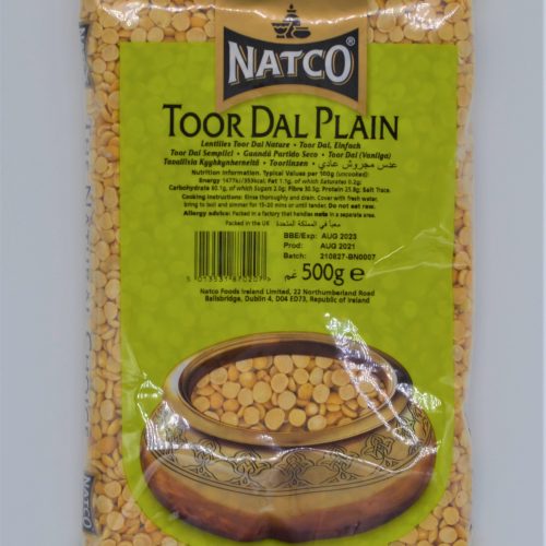 NATCO TOOR DAL PLAIN 500G