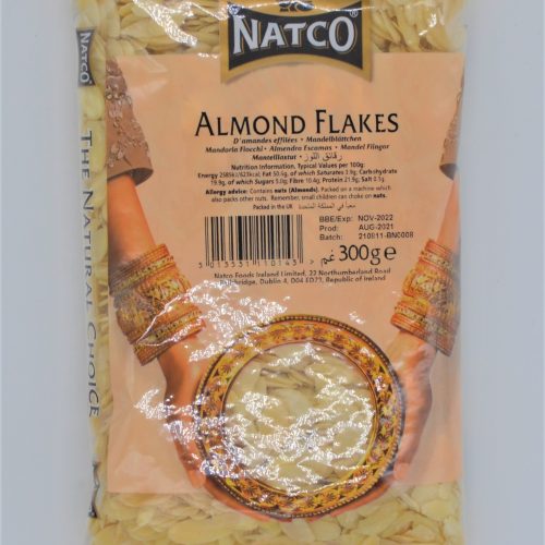 NATCO ALMOND FLAKES 300G
