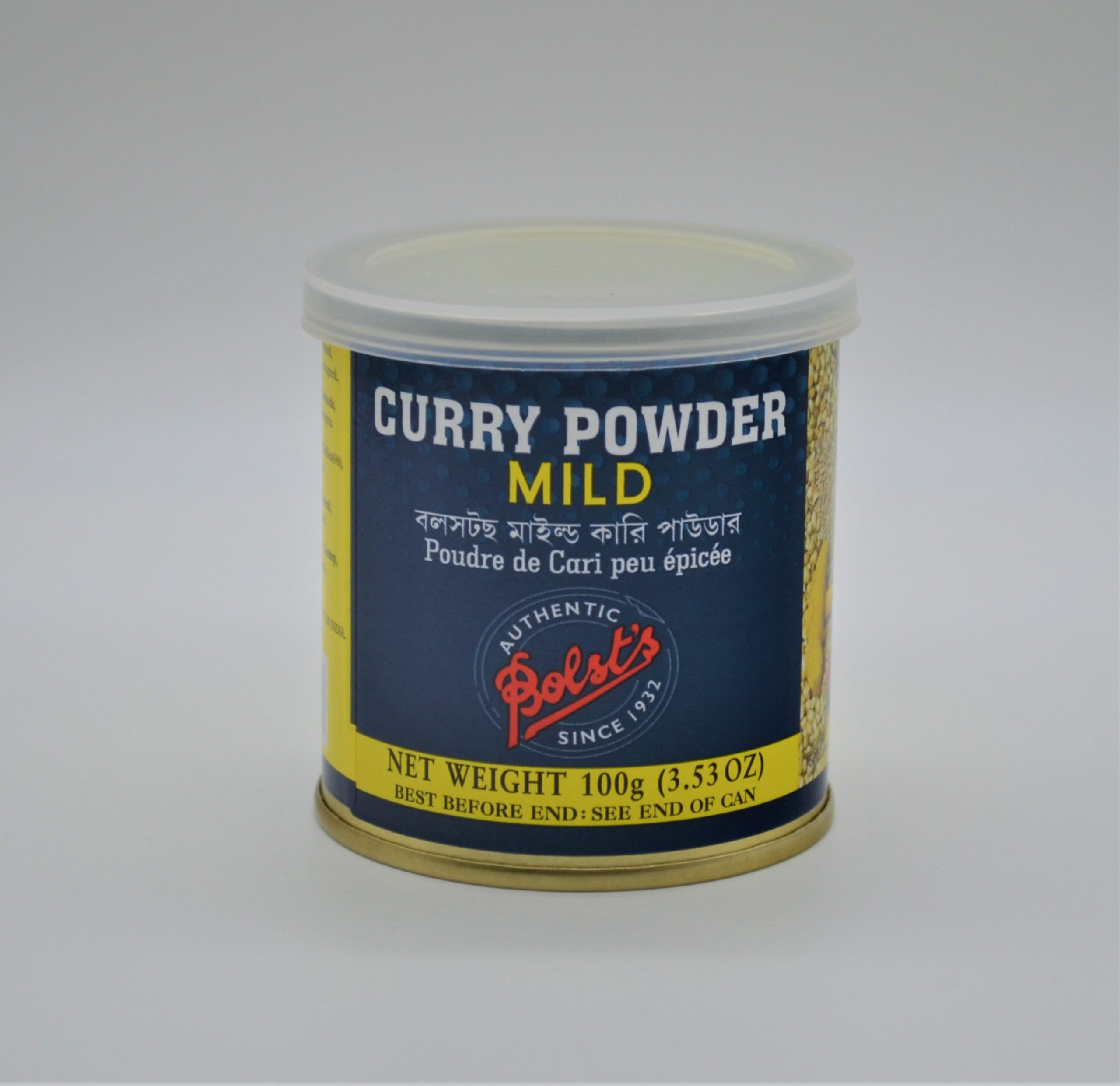 BOLSTS MILD CURRY POWDER 100G