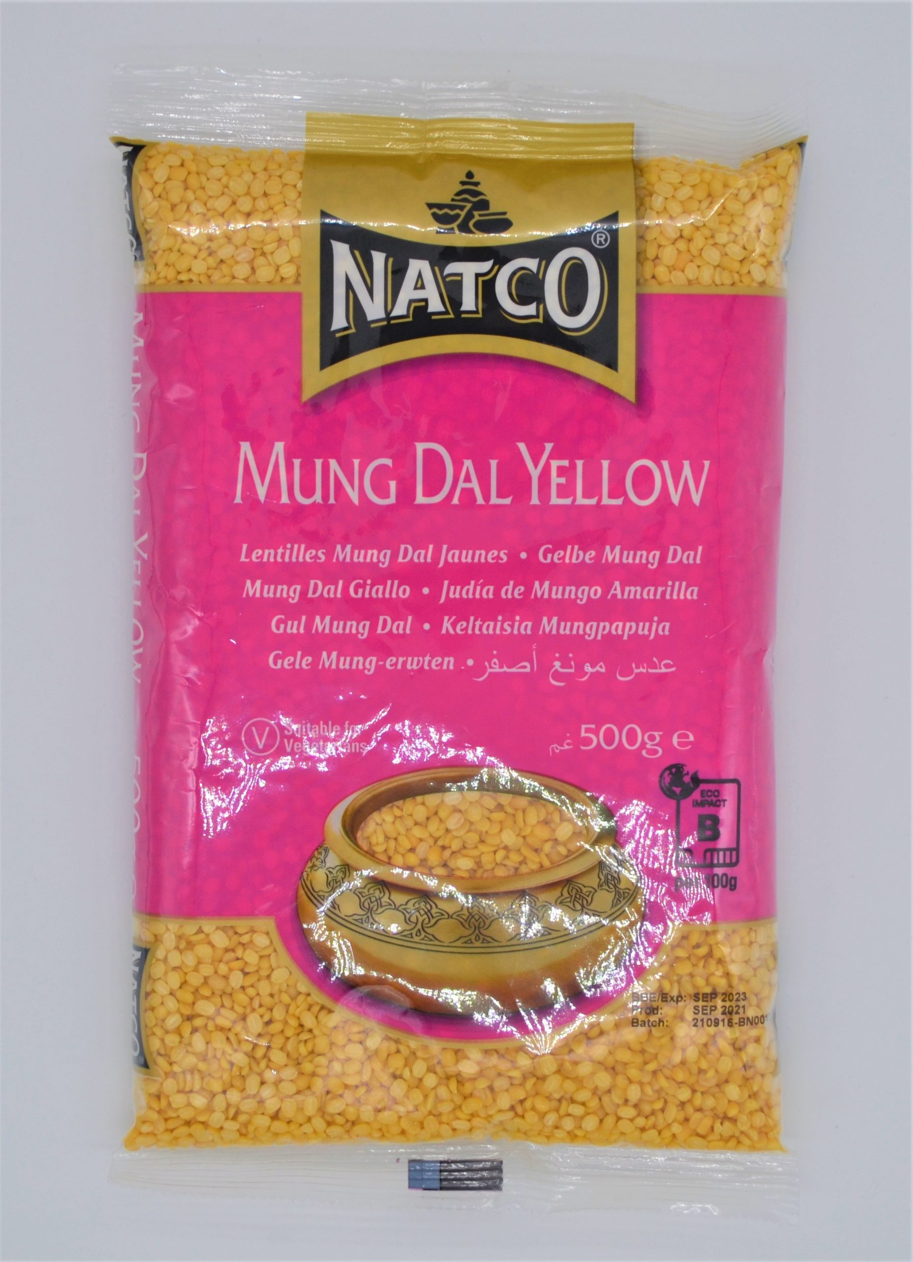 NATCO MUNG DAL YELLOW 500G