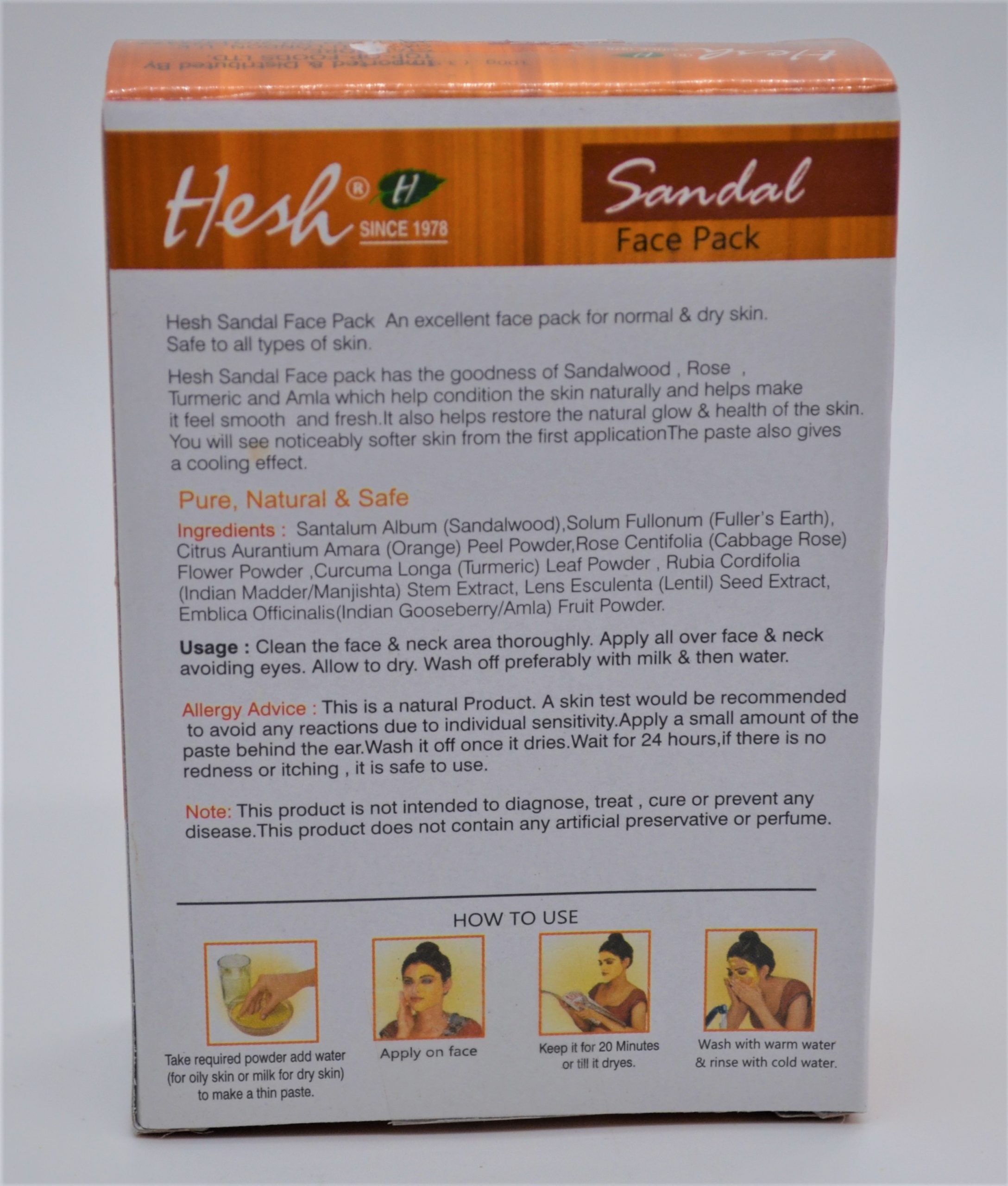 HESH SANDAL FACE PACK - Image 2