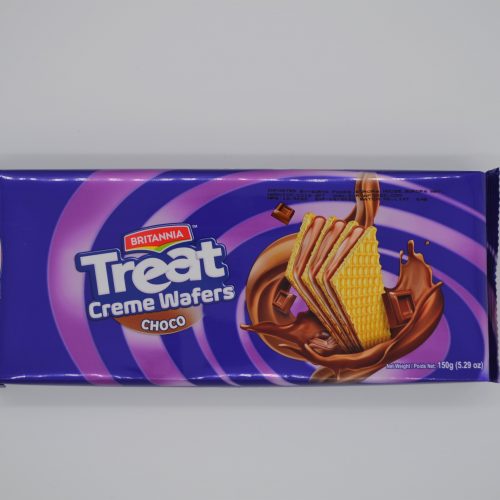BRITANNIA TREAT CREME WAFERS CHOCOLATE 150G