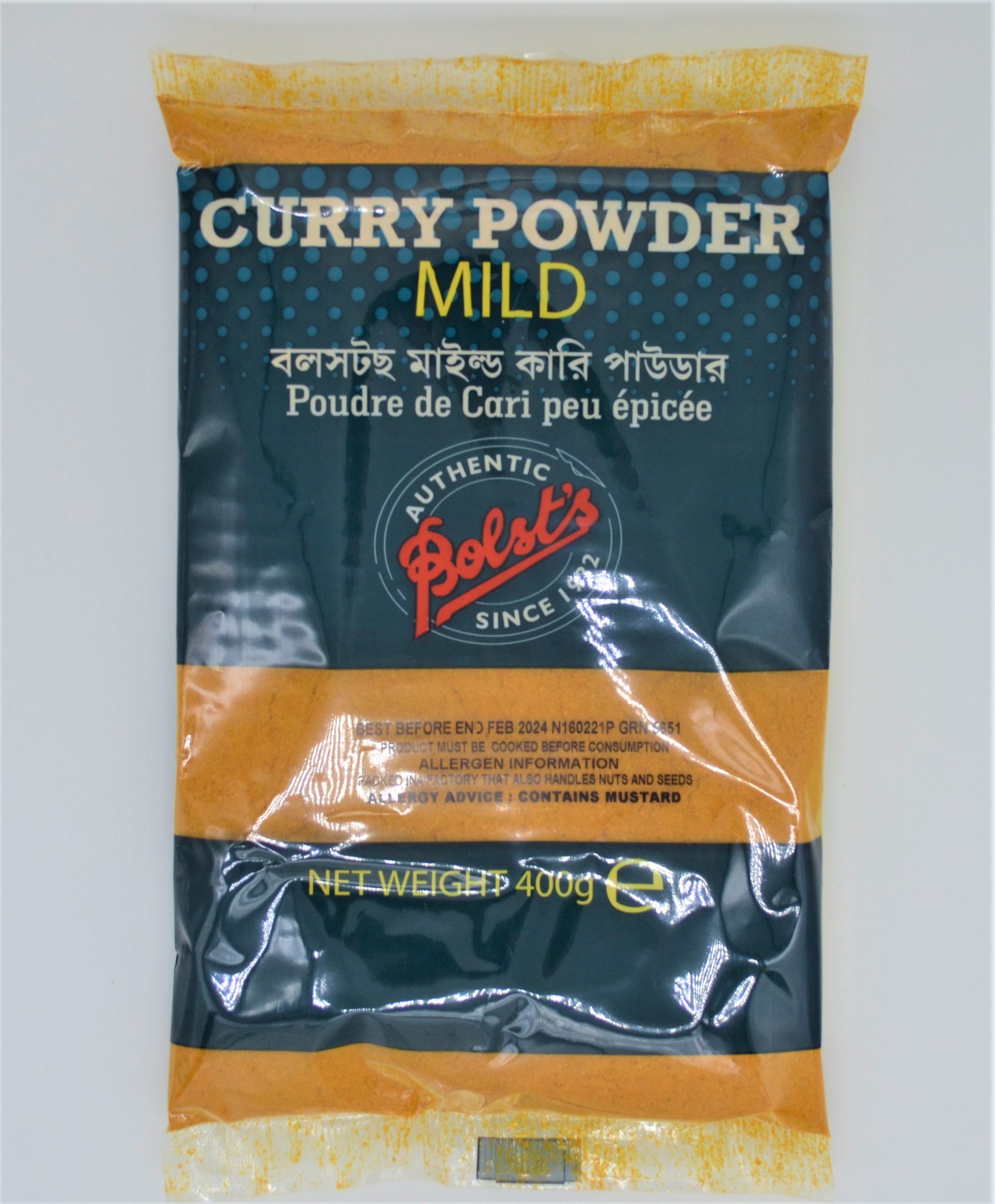 BOLSTS MILD CURRY POWDER 400G