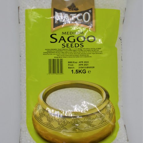 NATCO MEDIUM SAGOO SEEDS 1.5KG