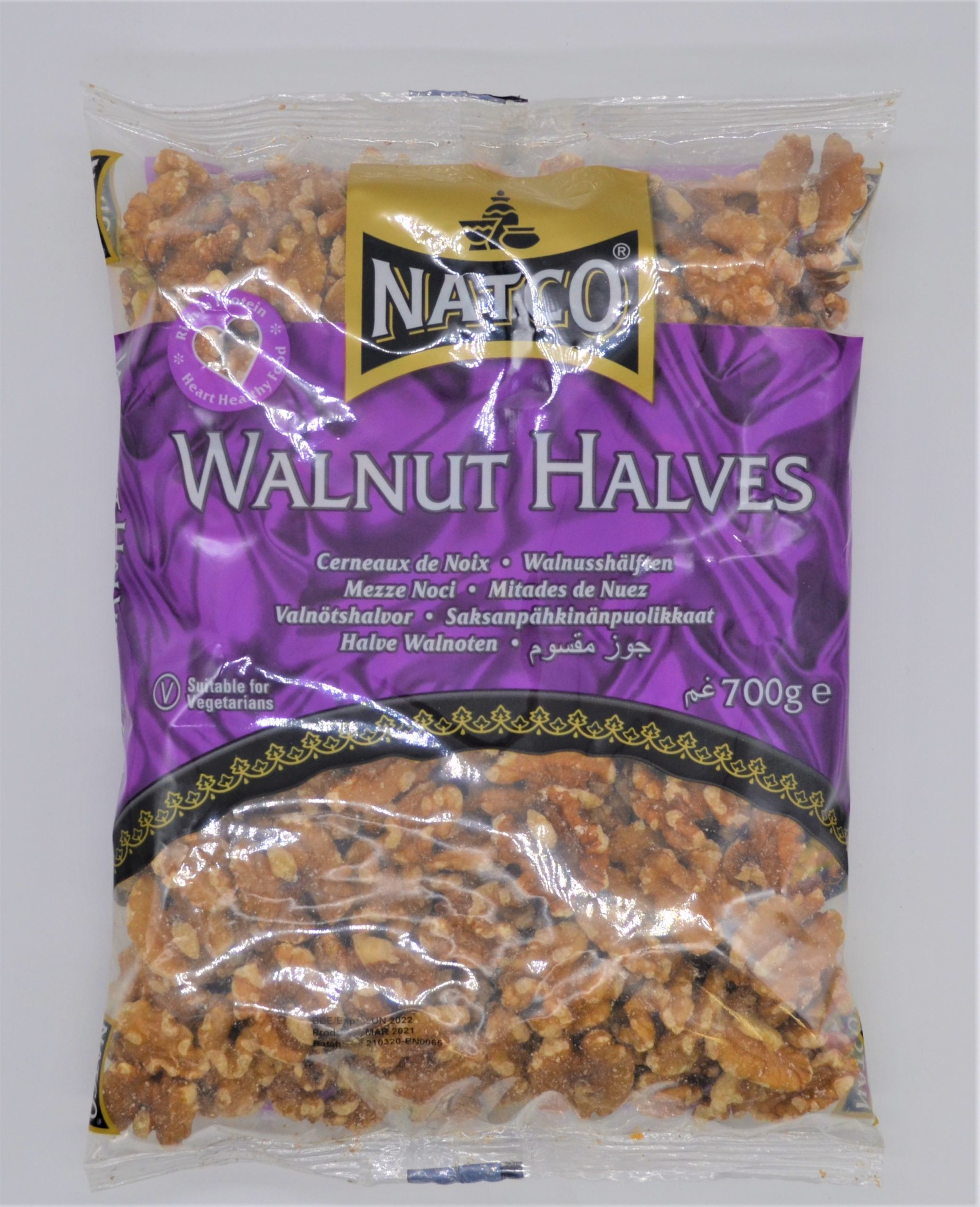 NATCO WALNUT HALVES 700G