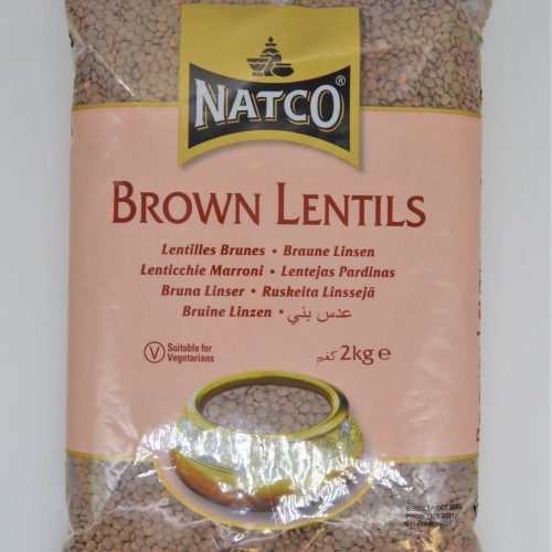 NATCO BROWN LENTILS 2KG