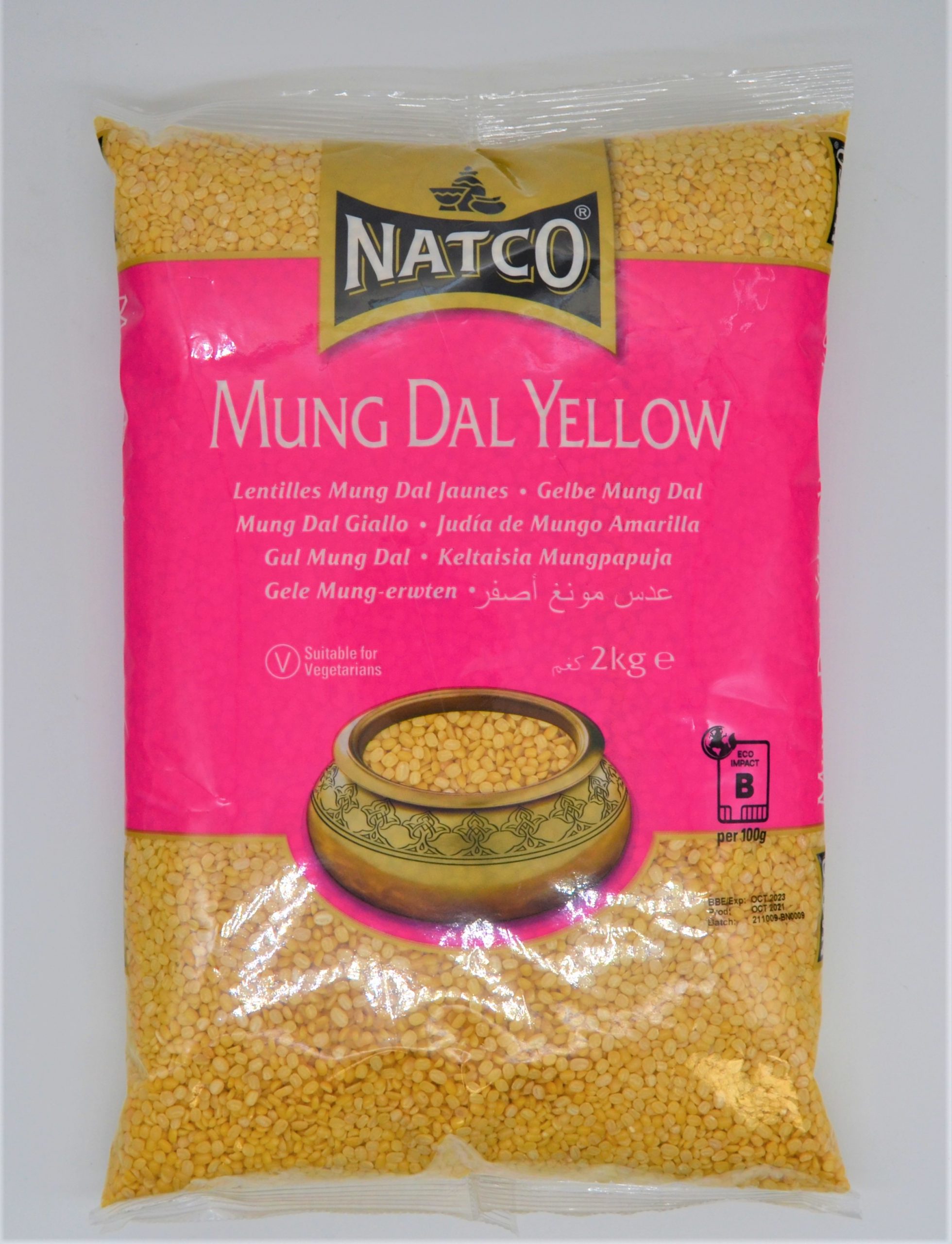 NATCO MUNG DAL YELLOW 2KG