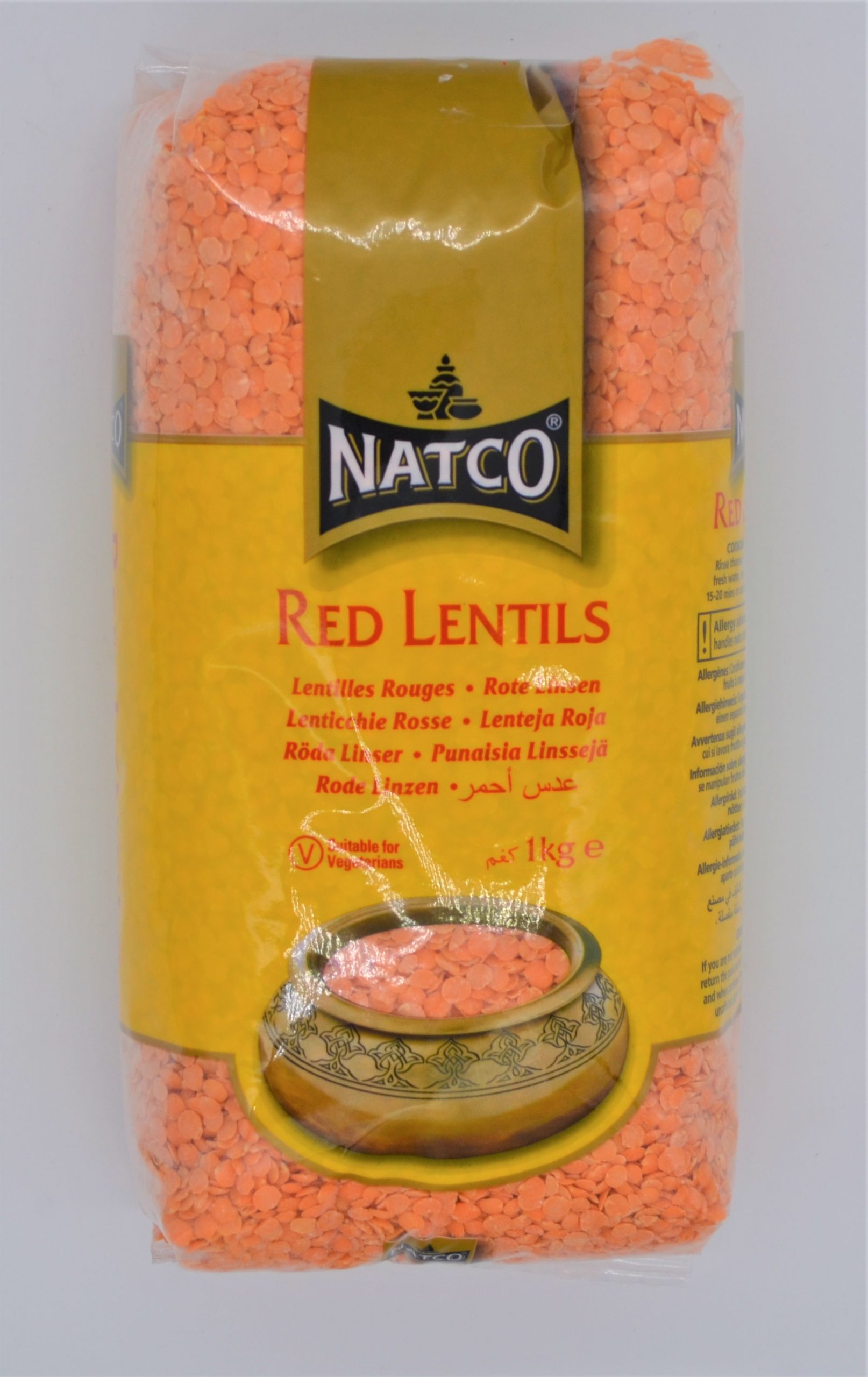 NATCO RED LENTILS 1KG