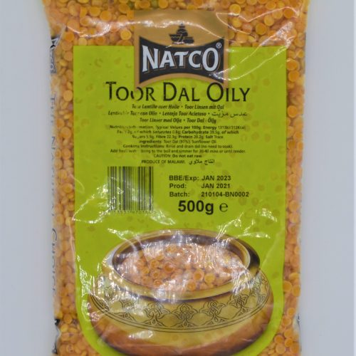 NATCO TOOR DAL OILY 500G