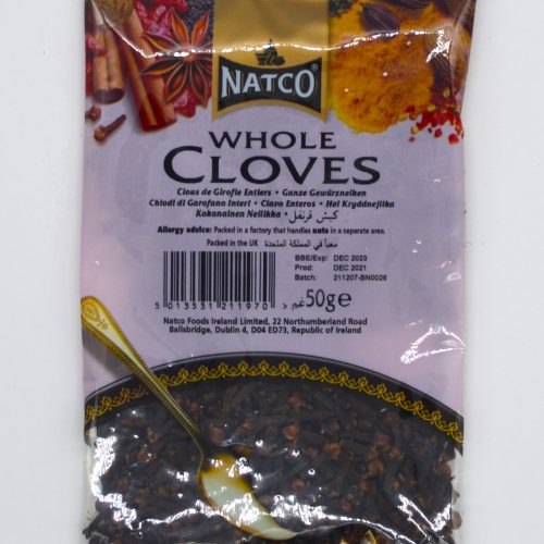 NATCO WHOLE CLOVES 50G