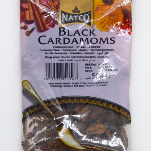 NATCO BLACK CARDAMOMS 50G
