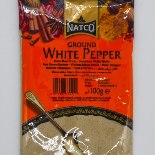 NATCO GROUND WHITE PEPPER 100G