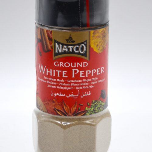 NATCO GROUND WHITE PEPPER JAR