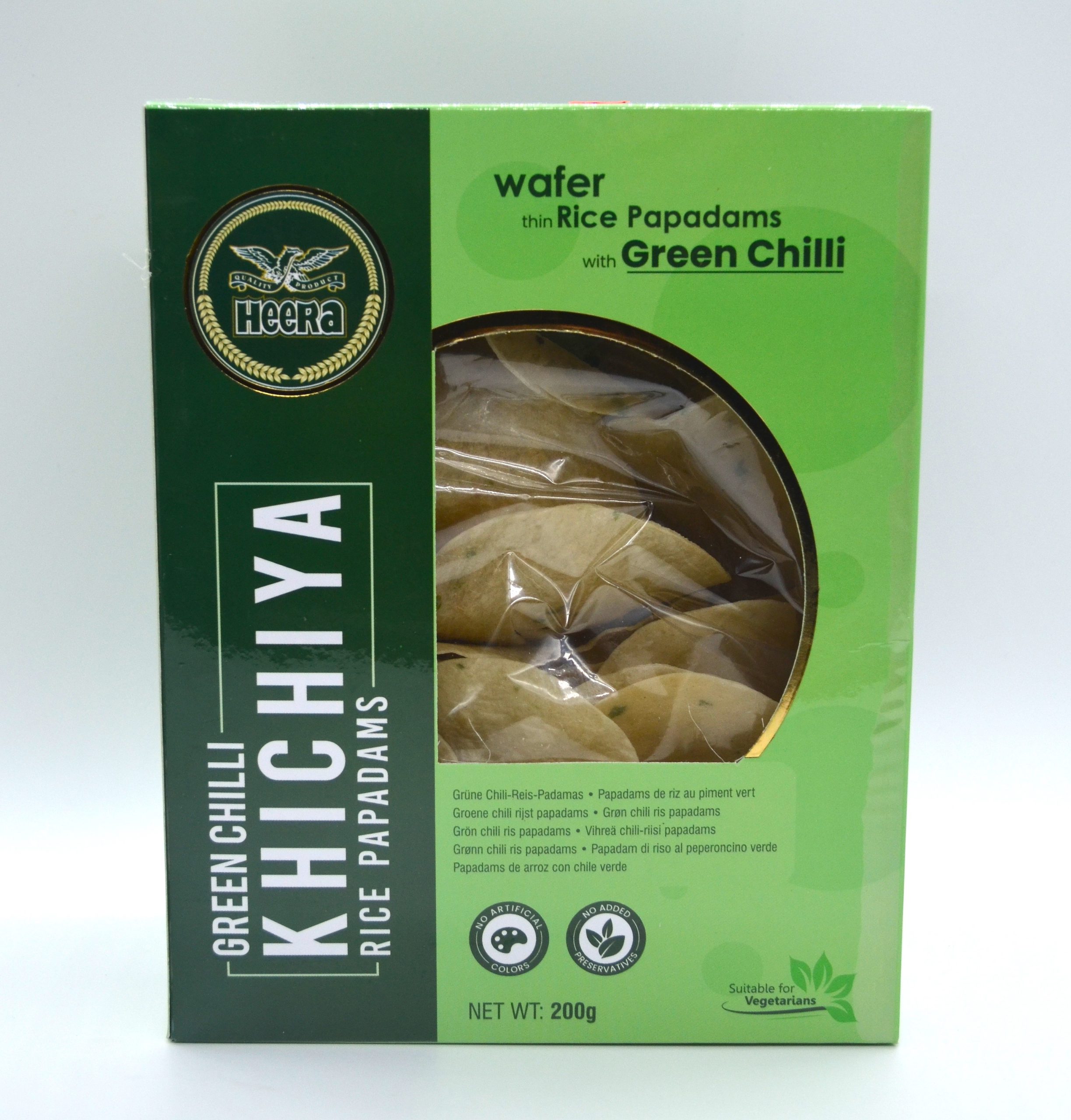 HEERA GREEN CHILLI KHICHIYA 200G